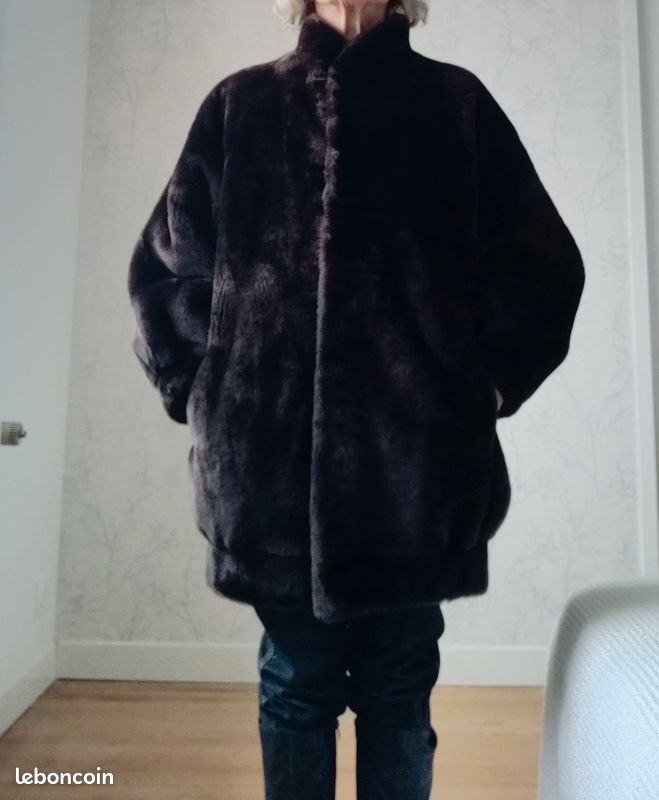 Manteau Bleu Homme Vintage Fox Knapp - Taille 42 - Sportswear Américain