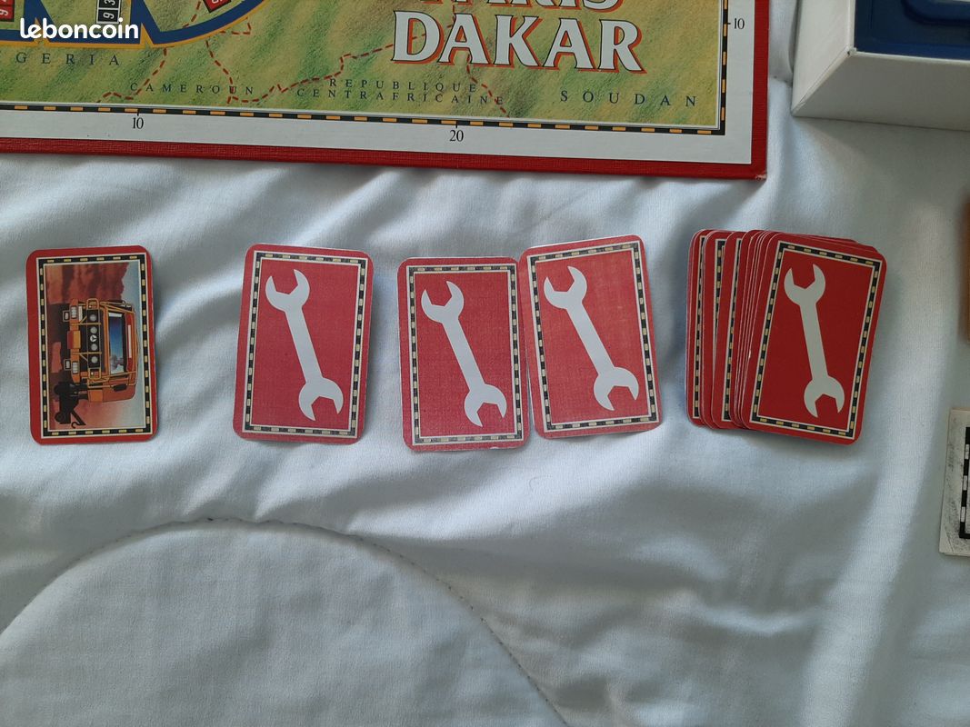Jeu De Société Vintage MB Le Paris Dakar 1985 - Complet - Très Bon état (boîte Abîmée)