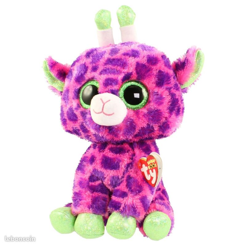 Peluche TY girafe Gilbert 15 cm neuve avec étiquettes (image 1)