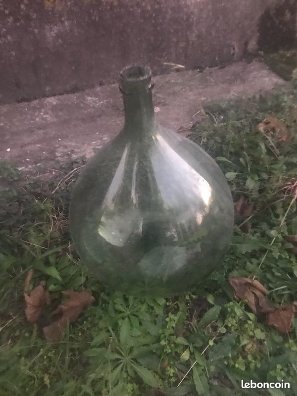Grande bonbonne verre ancienne dame jeanne (image 2)