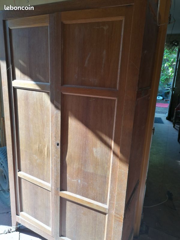 Armoire bois étagères (image 1)