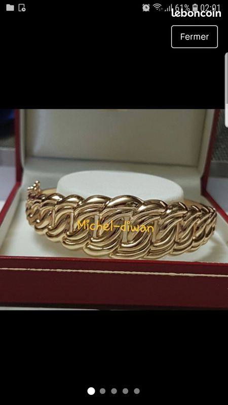 Bracelet maille américaine (image 3)