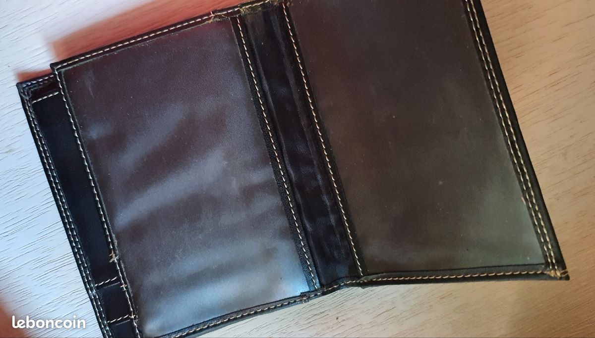 Porte cartes avec compartiment monnaie billets (image 2)