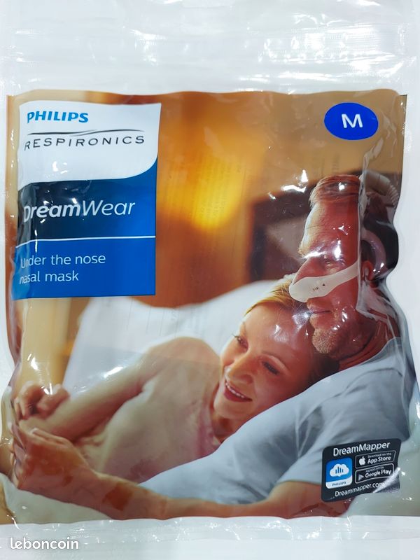 Masque Nasal DreamWear Pour Appareil Respironics - Taille M - Neuf Dans Son Emballage