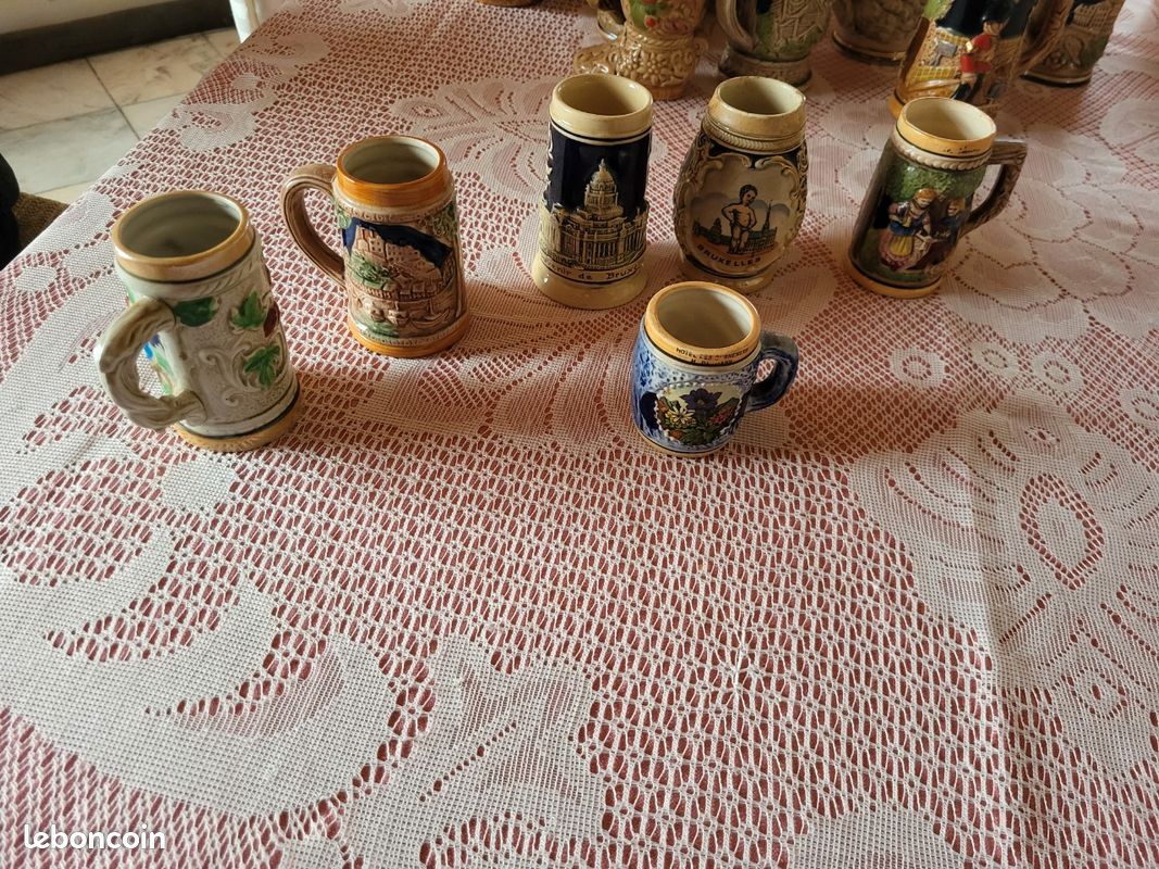 Lot Chopes à bière vintage (image 2)