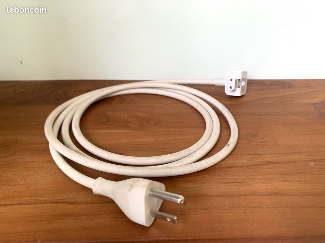 Adaptateur Prise USA/Canada Pour Chargeur MacBook Air/Pro - Blanc - Neuf