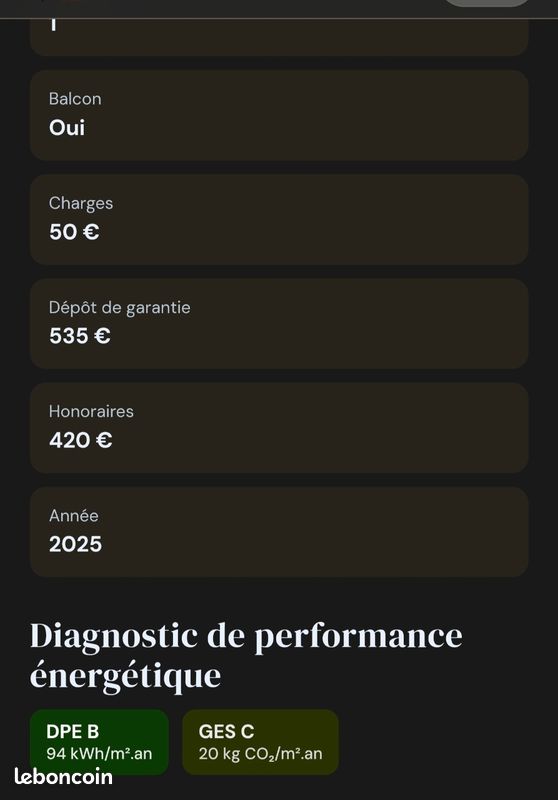 Apparemment T2 38 m2 avec balcon (image 3)