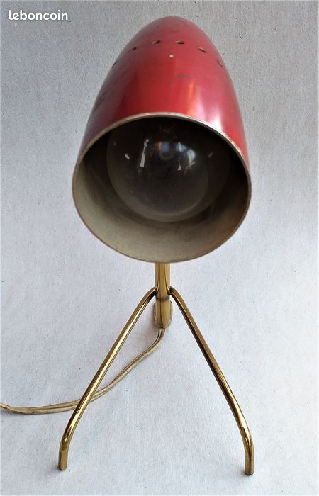 Lampe de Table Vintage • Applique • Cocotte • Rupert Nikoll • 1950 (image 10)