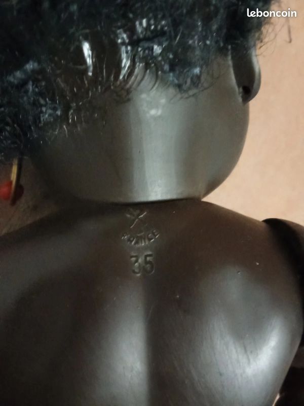 POUPÉE ANCIENNE: MAGNIFIQUE "Nano" 50 cm aux yeux de verre. EUR 75,00