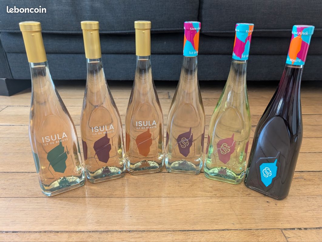 Lot de 6 bouteilles de vin Isula Ile de beauté (image 1)