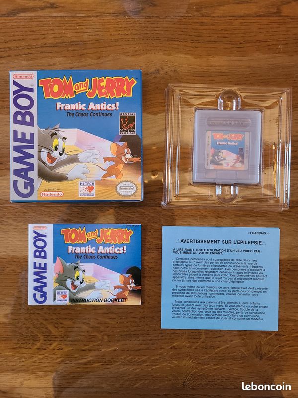 Tom and Jerry Looney Tunes Game Boy COMPLET (image 2)