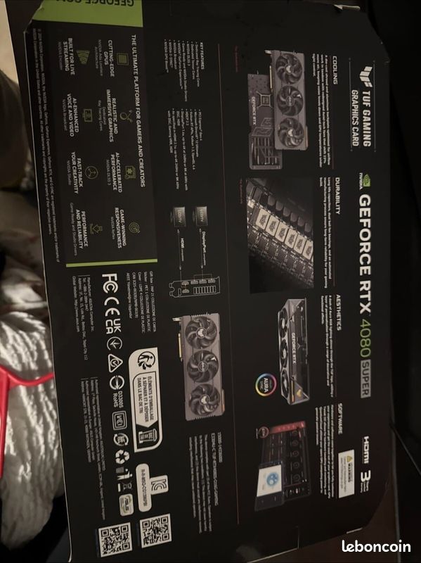 Carte graphique ASUS TUF Gaming GeForce RTX 4080 SUPER OC 16 Go (image 5)