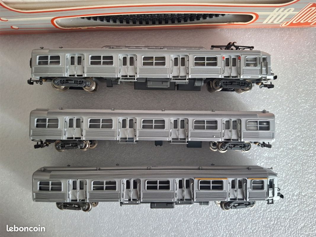 Rame Inox BUDD Jouef HO - M761E - Wagon De Train électrique - Occasion état Neuf