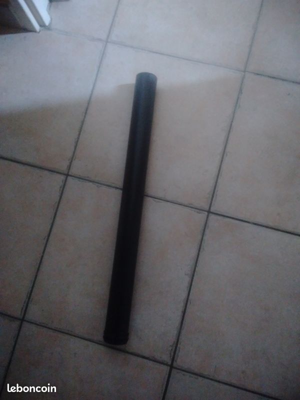 Vend pieds de table ou pour plan de travail neuf noir (image 1)
