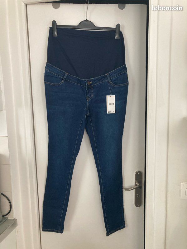 Pantalons Jeans Jean Grossesse Gemo Pantalon Jeans De Grossesse