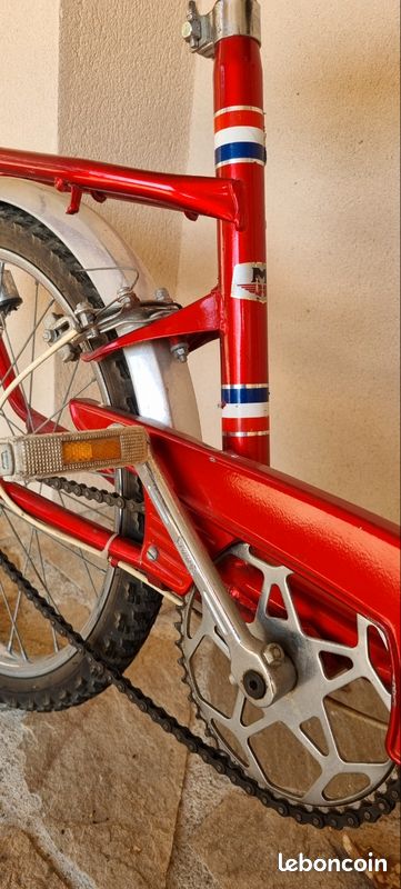 Vélo enfant pliant Motobecane vintage rouge (image 4)