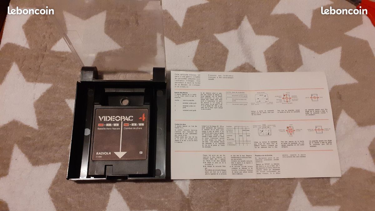 Bataille Navale Et Combat De Chars – Philips Videopac – N°4 – Complet – 1980