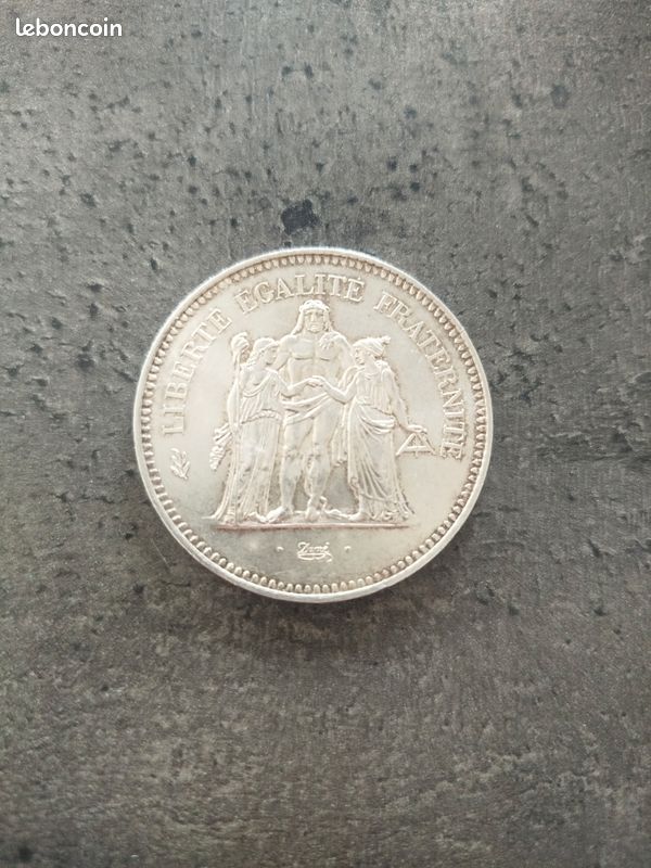 Pièce 50 francs hercule (image 2)