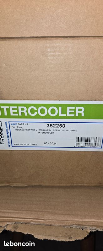 Radiateur turbo renault neuf (image 2)