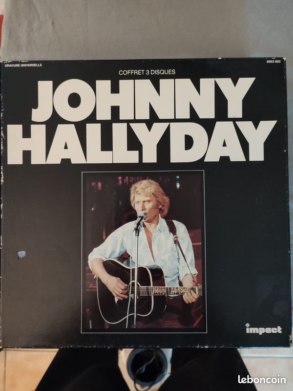 Johnny Hallyday ‎– Coffret 3 Disques vinyles (image 1)