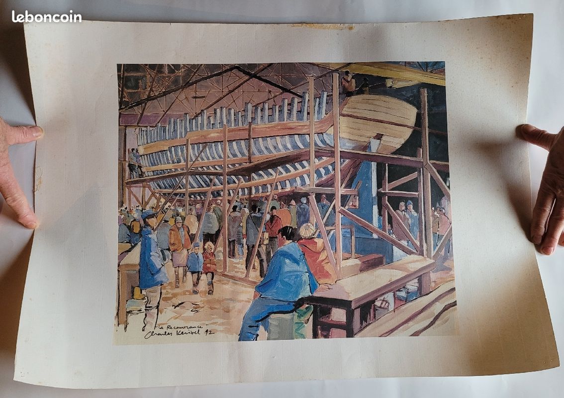 Reproduction peinture "la recouvrance" Charles Kerivel (image 1)