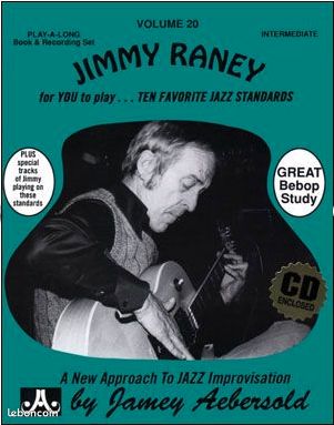 Vol. 20, Jimmy Raney: 10 Favorite Jazz Standards (broché) by Jamey Aebersold (image 1)