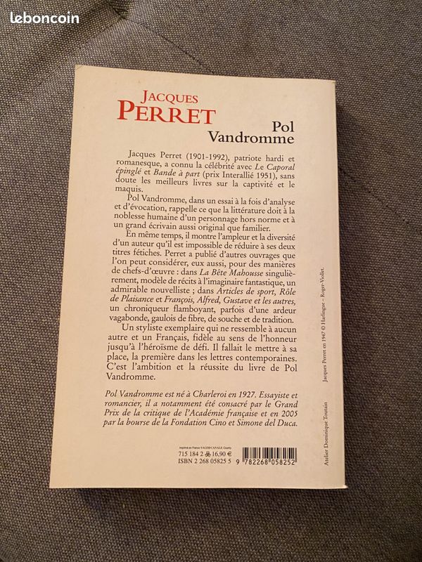 POL VANDROMME - JACQUES PERRET essai (image 2)