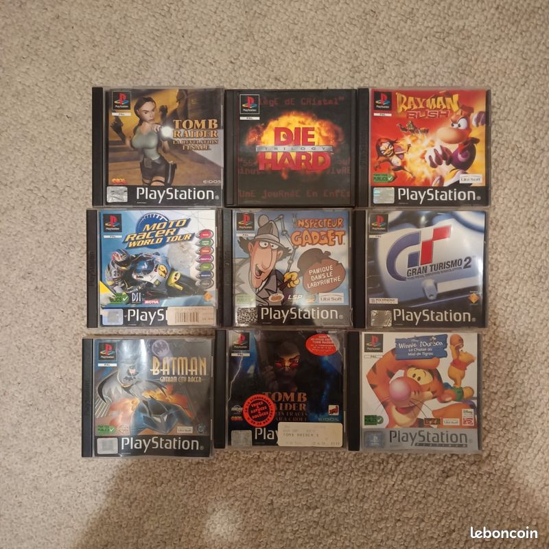 đź Lot Jeux PlayStation 1 (PS1) (image 1)