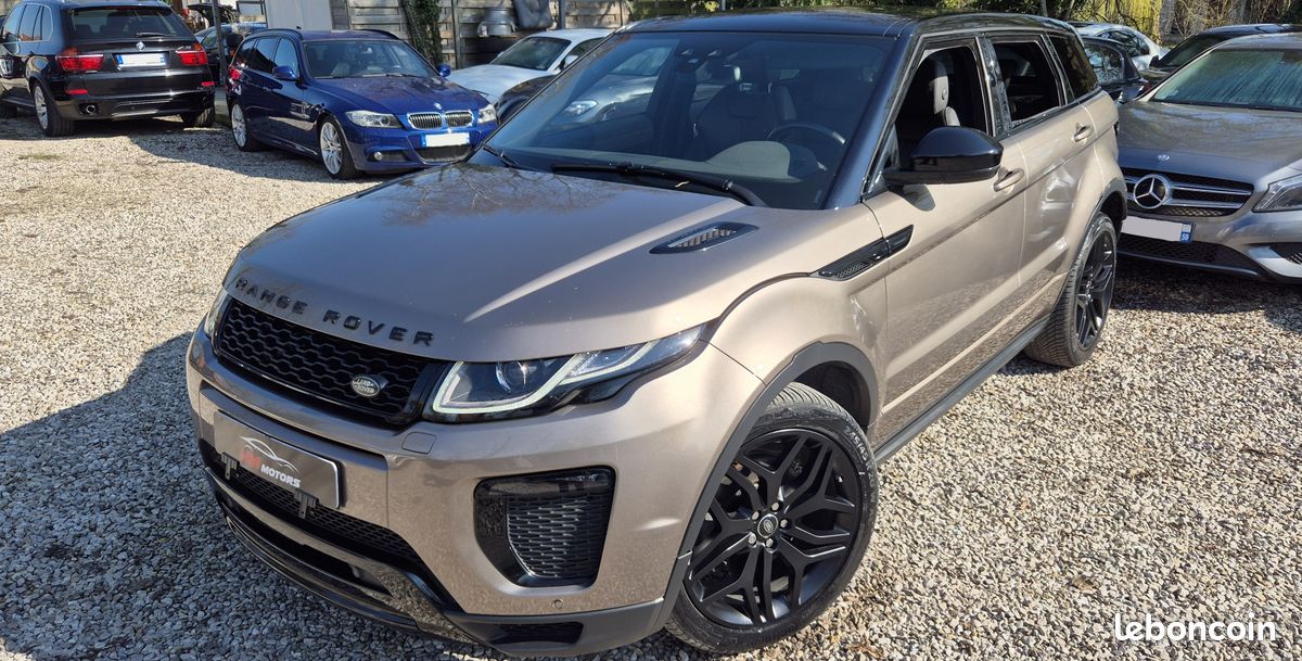 Tres belle range rover evoque hse PHASE 2 dynamic mark iv 2.0 td4 150 ch boite automatique 2017 112 000 km toit panoramique gps cuir xenon camera 1er propriétaire carnet complet land rover 19 990 (image 2)