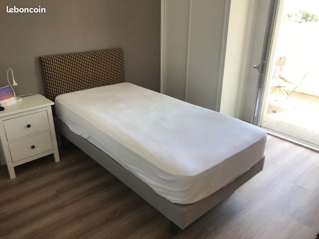 Lit individuel 100 x 200 cm, tout inclus (image 2)