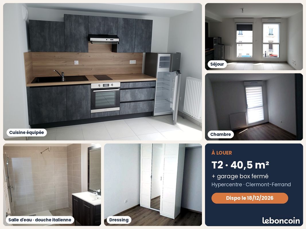 Parking 40 m² · à Clermont-Ferrand · 40 m² · 599 €/mois