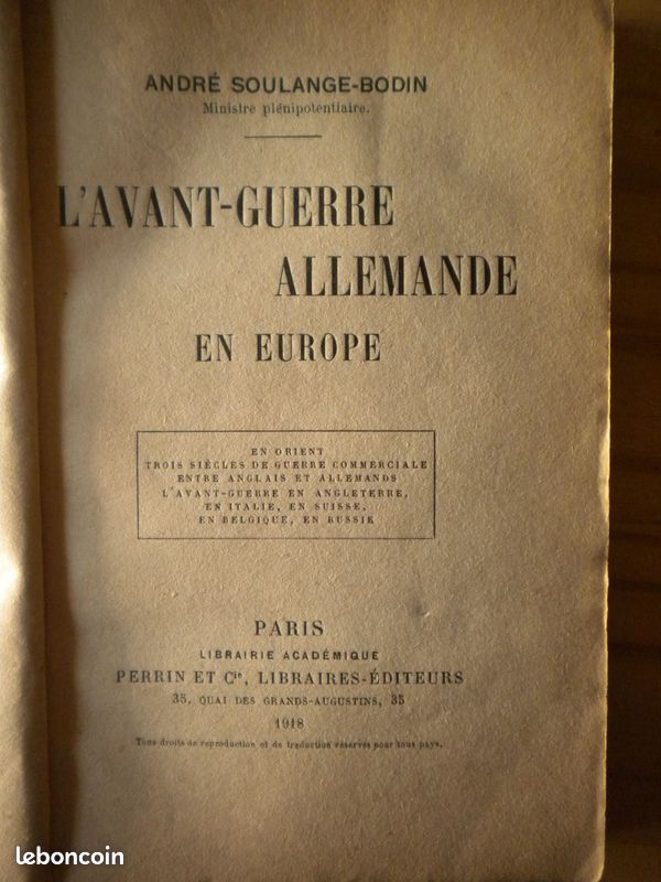 L'avant guerre allemande en europe (image 3)