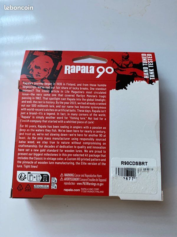 Coffret Cadeau Rapala Mug & Magnum Lure - Neuf Sous Boîte | Thème Pêche