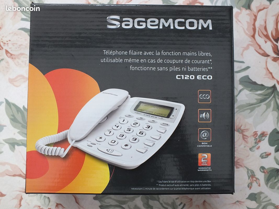 Téléphone Sagemcom C120 eco (image 1)