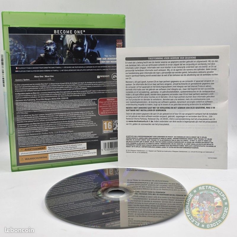 Titanfall 2 – Jeu Xbox One D’occasion, En Bon état, Sans Notice – Action Et Aventure