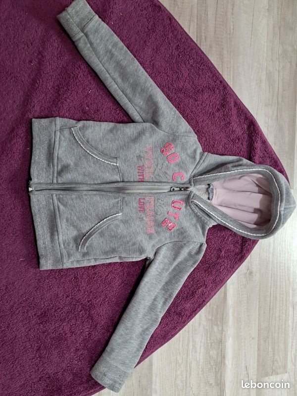 Veste fille Vynil Fraise (image 1)