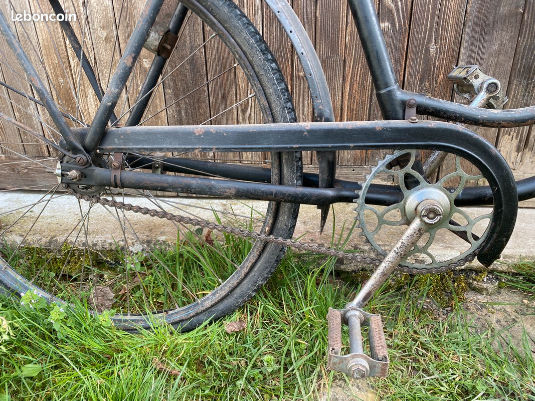 Selle De Vélo Ancienne Idéal - Modèle Vintage Années 1930 - Cuir