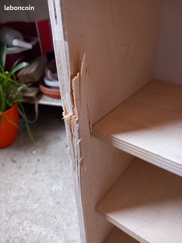 Vitrine bois avec vitres plexiglas (image 3)