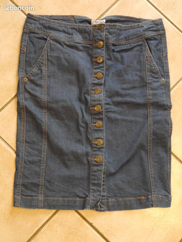 Jupe STRUGGLE'S Jeans NEUVE T.40 (image 1)