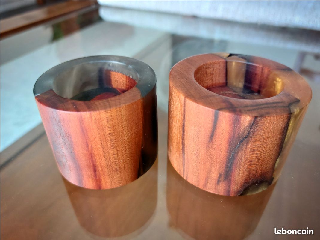 2 Photophores/bougeoirs Black & Gold (image 3)
