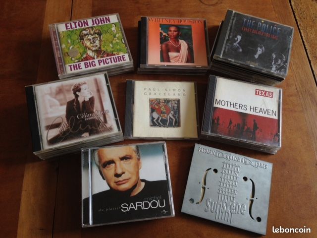 Lot de 110 disques cd (image 1)