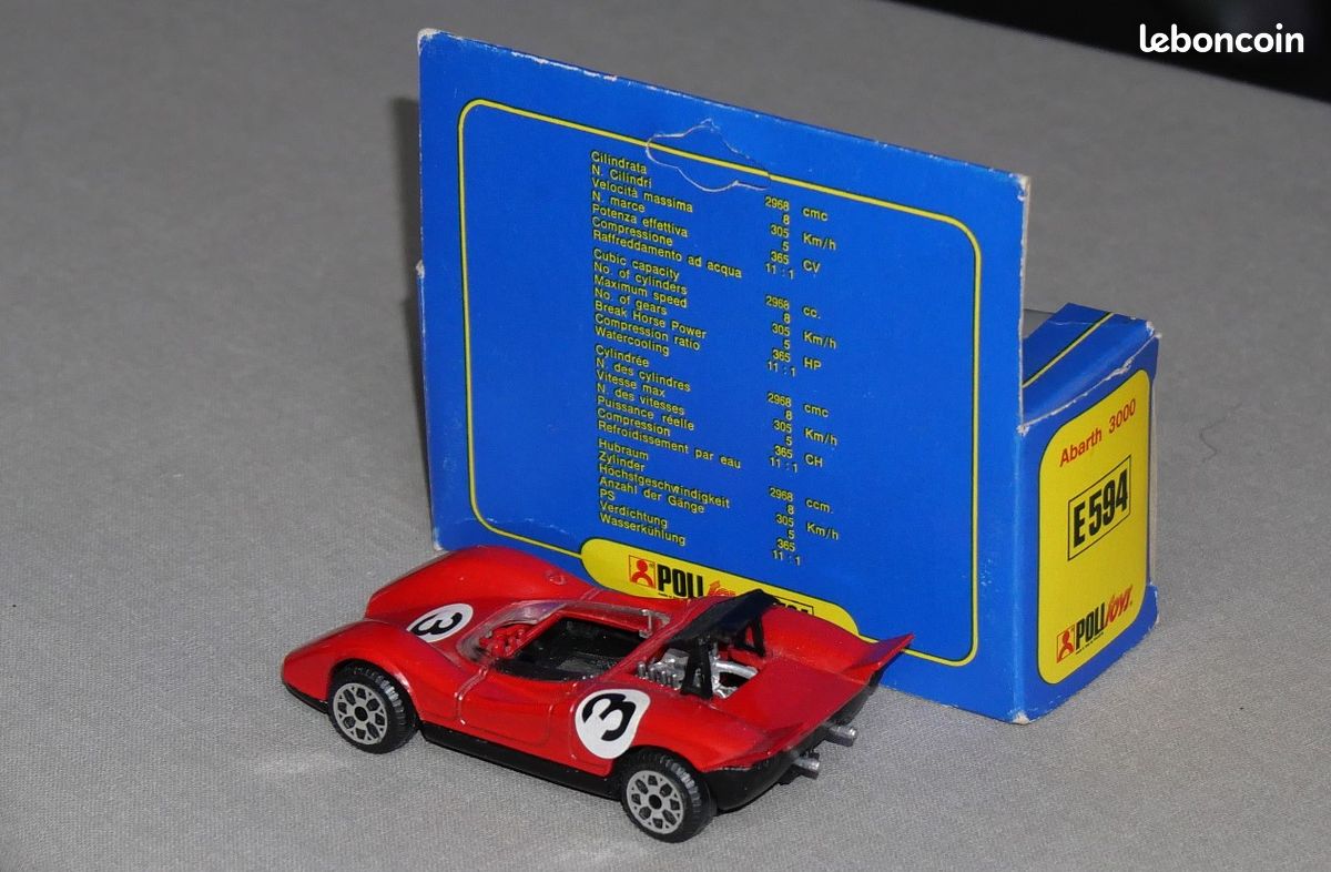 Politoys fiat 595 abarth au 1/25 - Collection