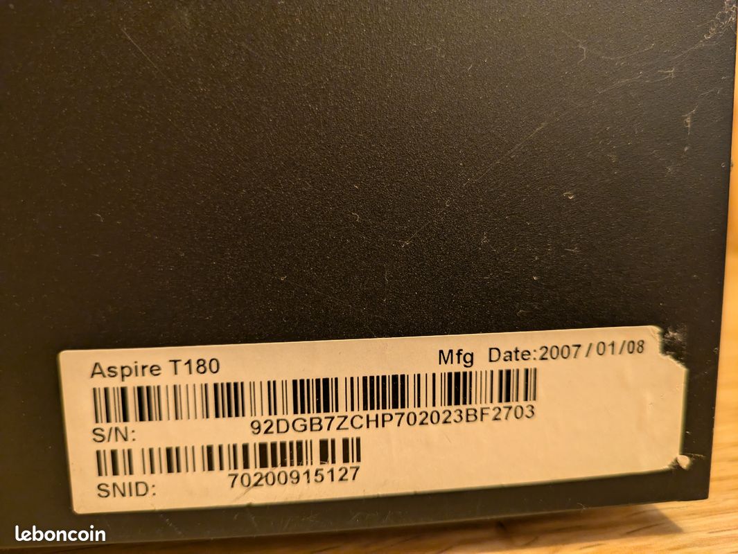 Ordinateur Acer Windows Vista (image 4)