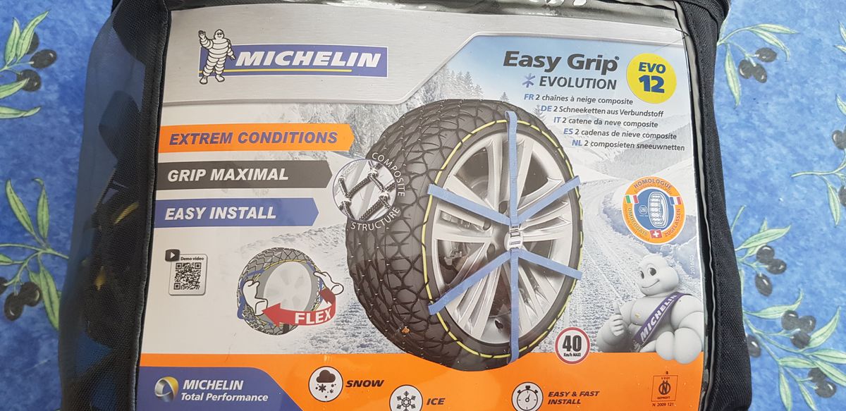 Chaines à neige EASY GRIP EVO 12 Michelin - Équipement auto