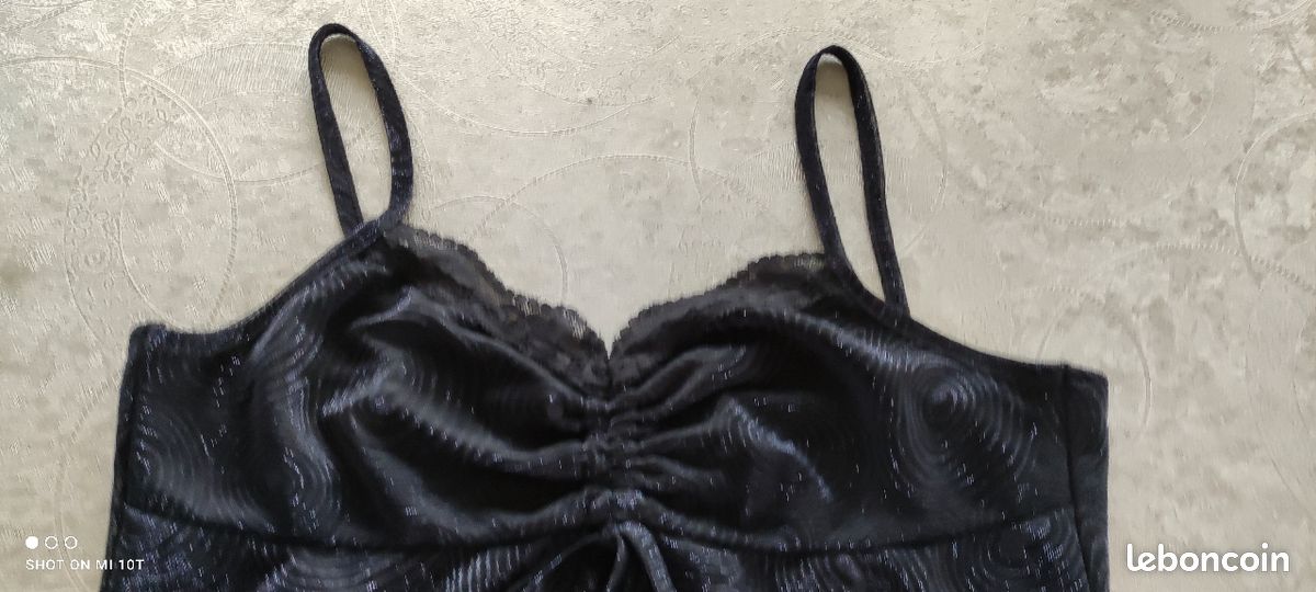 Vend caraco femme bleu marine (image 3)