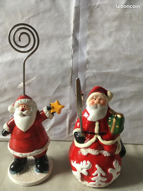 2 porte photo pere noel tradition - neuf (image 1)