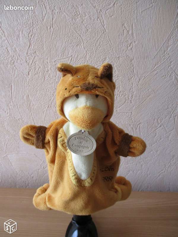 Doudou marionnette réversible renard Doudou et Cie (image 1)
