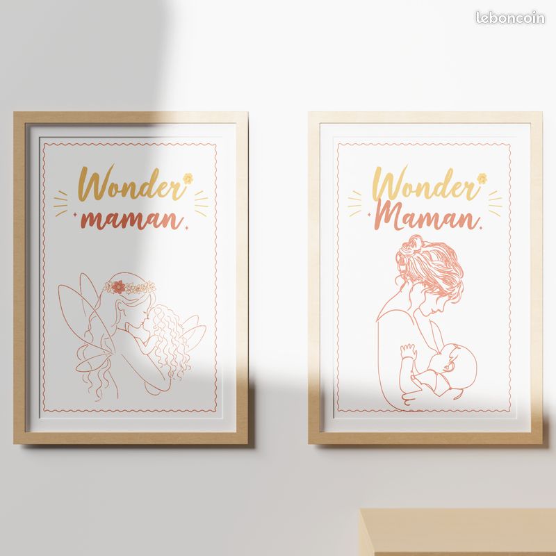 Affiche Meilleure Maman - Poster Définition Touchant MyDreamwork Format A4 Sans Cadre, Idée Cadeau Anniversaire Original