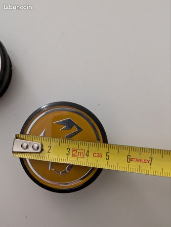 Cache Moyeux 50mm Lot De 4 - Bouchons Roue Fiat Abarth 500, Panda, 124 Spider ABS