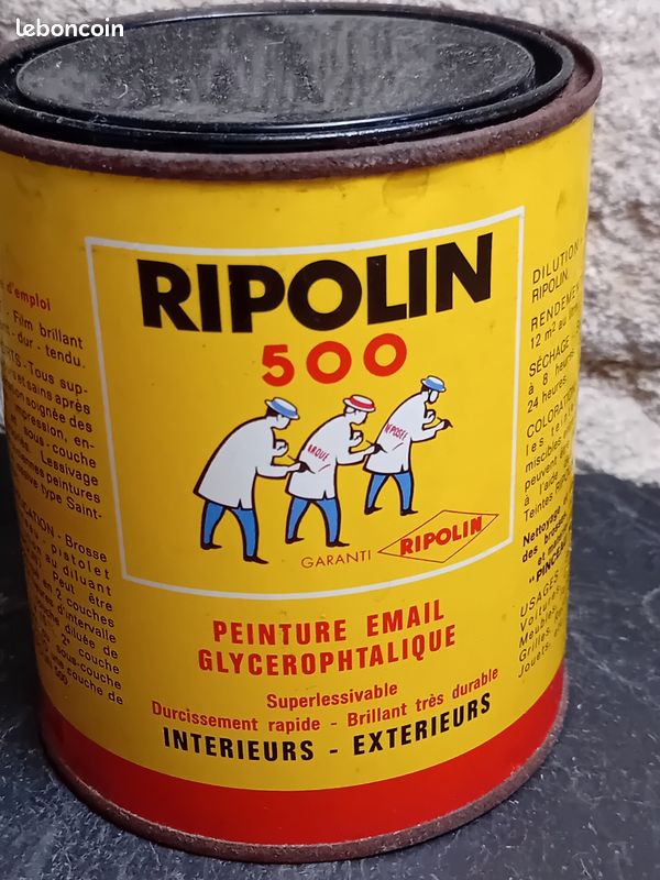 Ancien pot de peinture ture RIPOLIN (image 6)